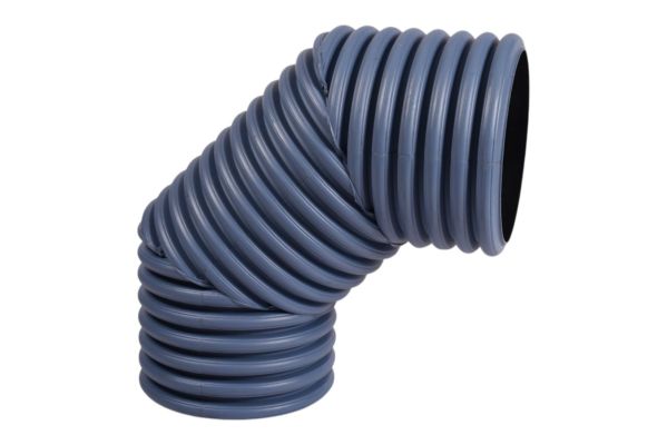 Bocht Duikerbuis 90° - SN8 - 2x Spie